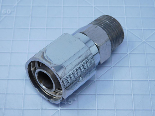 Gates 3624 25B 3/4    Swivel Crimpable Hydraulic Hose Fitting 13/16 In x 1 1/4 In For Sale