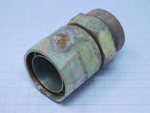 32C5 13/16    Swivel Crimpable Hydraulic Hose Fitting 2 3/64 In x 2 19/64 In For Sale