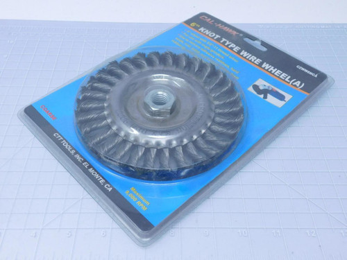 CAL-HAWK CZWW6NCA    6" Knot type Wire Wheel(A) For Sale