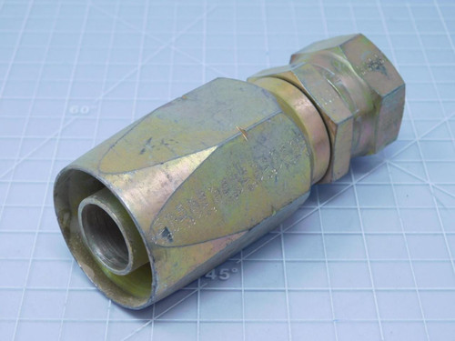 Gates 16C2    Female Straight Swivel Hydraulic Hose Fitting 1 21/64 In x 1 21/32 In For Sale