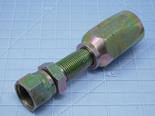 8C2A    Female Straight Swivel Hydraulic Hose Fitting 3/4 In x 1 In For Sale