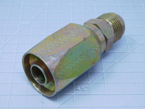 Gates 12C2    Male Straight Swivel Hydraulic Hose Fitting 39/64 In x 1 3/8 In For Sale