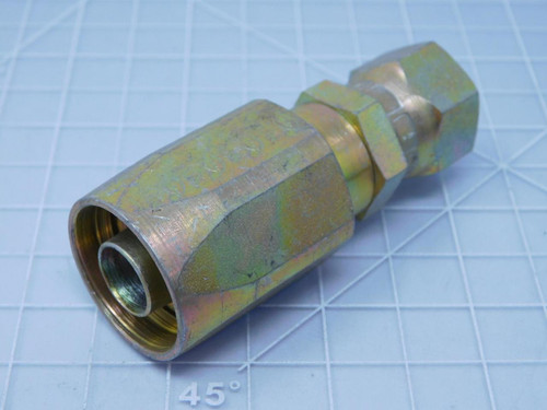 Gates 10C5    Female Straight Swivel Hydraulic Hose Fitting 3/4 In x 1 In For Sale