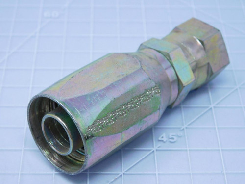 Eaton 1210-12    Female Straight Swivel Hydraulic Hose Fitting 13/16 In x 1 5/32 In For Sale