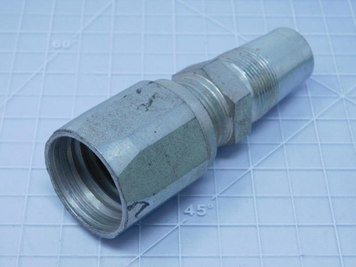 Gates 16C5    Female Straight Swivel Hydraulic Hose Fitting 53/64 In x 1 9/32 In For Sale