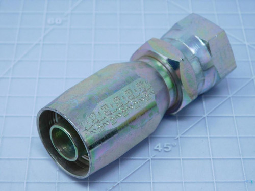 Eaton -12    Female Straight Swivel Hydraulic Hose Fitting 1 In x 1 5/32 In For Sale