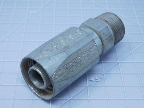 Gates -12C    Male Straight Swivel Hydraulic Hose Fitting 3/4 In x 1 5/32 In For Sale