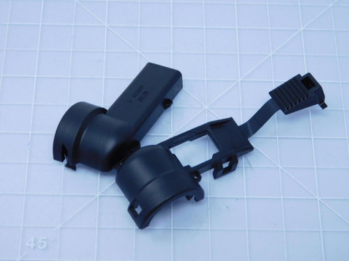 Lot of 700 TE Connectivity 965576-1    Cover - Cable Exit 90 (Right Angle) With Black Circular Din Backshell For Sale