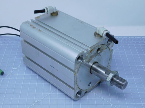 Rexroth R422001229    Aventics Pneumatic Compact Cylinder 80mm Bore 80mm Stroke CCI Series Double Acting For Sale