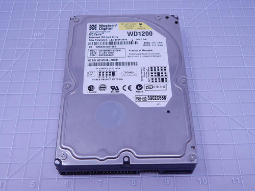 Western Digital WD1200    120 GB IDE Internal 3.5" For Sale