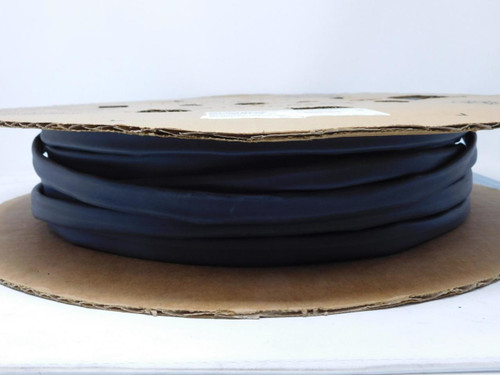 Lot of 75 Ft  Raychem MIL-LT-1/2-0-SP 0615334002   1/2 In Black Thermofit Heat Shrink Tubing For Sale