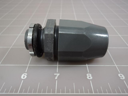 CASE OF 109 CARLON LT43DN LIQUID TIGHT STRAIGHT FITTING PLASTIC 1/2''