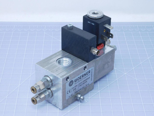 Woerner 212-150000020 105.300-65   Industrial Lubrication Device 24 VDC 5 W For Sale