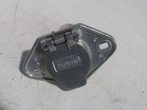 LOT OF 10 MIDLAND TAP 6-POLE ROUND CAR END TRAILER CONNECTORS