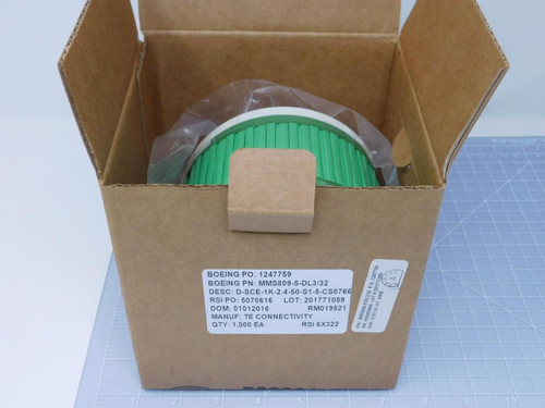 Lot of 1000 Boeing  MMS809-5-DL3/32   Raycehm Heat Shrink Label Wire Identification Roll For Sale