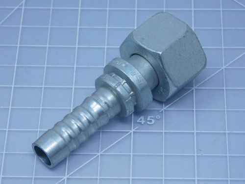 Gates 8G-16FDHORX G25720-0816   MegaCrimpÃÂ¥ÃÂºÃÂ Couplings Female DIN 24ÃÂ¦ÃÂÃÂ³ Cone Swivel - Heavy Series with O-Ring For Sale