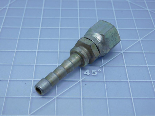 4C2-8FDLX  7303-08105   Hydraulic Couplinf,Female DIN 24ÃÂ¦ÃÂÃÂ³ Cone Swivel - Light Series,1/4 Hose ID,M14X1.5 For Sale