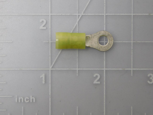 Lot of 1800  MS25036-156    Ring Tongue Terminal, M4, #8, 10 AWG, 6 mmÃÂ¨ÃÂÃÂ, PIDG Series, Yellow For Sale