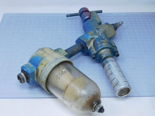 Ross 1523A4002    Pneumatic Valve w/ Norgren F12-400-A3PA Air Filter For Sale