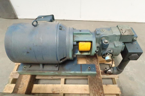Toshiba IKK     3 Ph Induction Motor w/  Yuken A56-F-R-04EH-140-K-3047 Hydraulic Pump For Sale