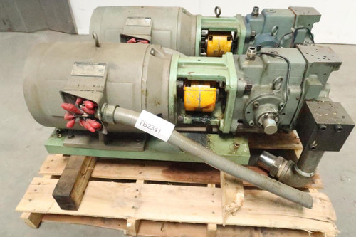 Toshiba TIKK     3 Ph Induction Motor w/  Yuken A80-FR04EH140S-40547 Hydraulic Pump For Sale