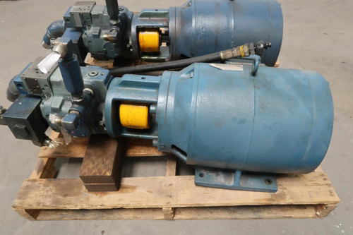 Toshiba  IKK     3 Ph Induction Motor w/ Yuken A50-F-R-04EH-140-K-3046 For Sale