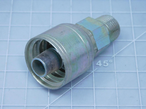 Aeroquip TTC-8    Male Swivel Hydraulic Hose Fitting 43/64 In x 1 1/64 In For Sale