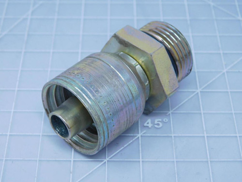 Eaton TTC-8    Male Swivel Hydraulic Hose Fitting 1/16 In x 37/64 In For Sale