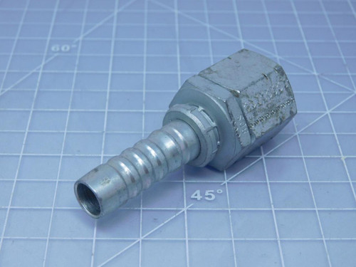 8FKX    Female Swivel Hydraulic Hose Fitting 13/16 In x 17/32 In For Sale