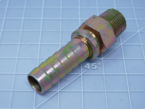 Male Swivel Hydraulic Hose Fitting 43/64 In x 35/64 In For Sale