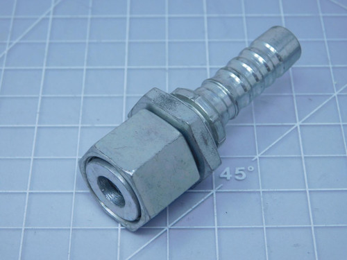 Female Swivel Hydraulic Hose Fitting 3/4 In x 17/32 In For Sale