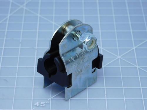 Lot of 25 Cush-A-Clamp 008T012    1/2" Electro-Galvanized Pipe Clamp For Sale