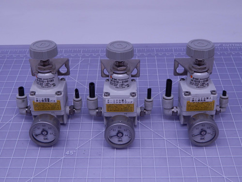 Lot of 3 SMC IR1010-01BG    Precision Regulator For Sale