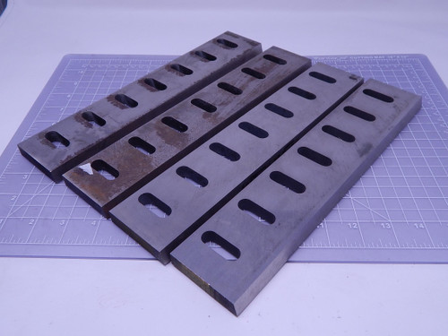 Lot of 4 Granulator Blade 13 In x 2 3/8 In x 1/2 In For Sale
