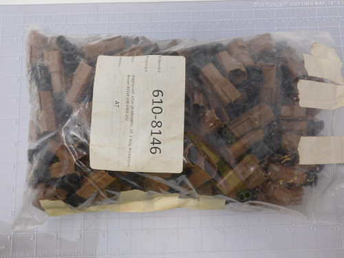 Lot of 200 Amphenol AT04-2P-SR01BRN    2 Way Brown Receptacles For Sale