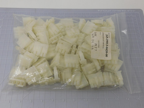 Lot of 85 Molex 39-01-3042    4 Pos Mini-Fit JR Plugs For Sale