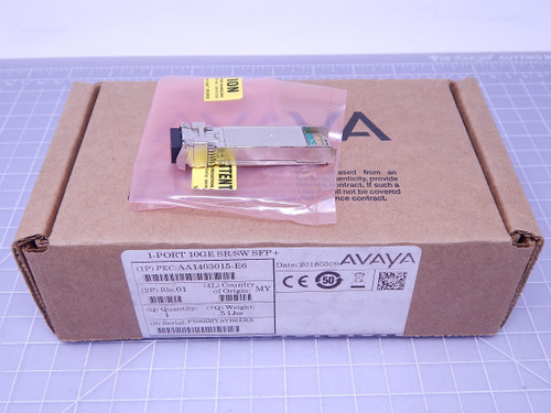 Avaya AA1403015-E6    10 GBase-SR/SW SFP+ 850 nm Transceiver For Sale