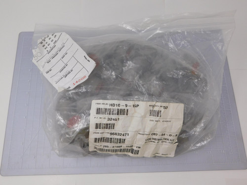 Lot of 50 Deutsch HD10-9-16P    Automotive Connectors SQ FG REC ASM For Sale