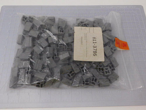 Lot of 130 Delphi 2977045    3 Way Gray 56 Series Unsealed Female Connectors For Sale
