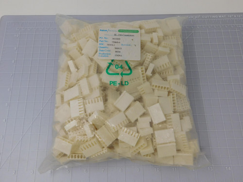 Lot of 500 Tyco SL-156 770849-6   Headers & Wire Housings 06P SL156 HSG W/ LCK For Sale