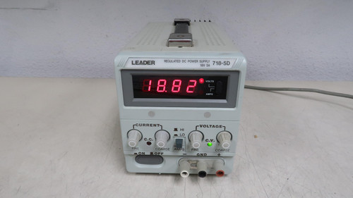 Leader 718-5D    Regulated DC Power Supply For Sale