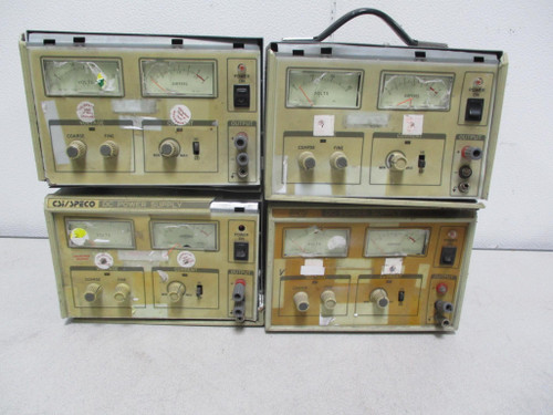 Lot of 4 CSI Speco  PSV-5    DC Power Supplies For Sale