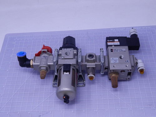 SMC AC30-Q3P009 EAV3000-F03-5YZ-Q   Solenoid Valve Assembly For Sale