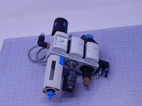 Festo MS4-LFR-1/4-D6-CRM-AS MS4-FRM-1/4/MS4-EE-1/4-V24   Air Filter Regulator Valve For Sale