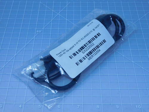 Lot of 30 Hitachi SX222002 MER122554   Power Cable 125 VAC 10 A NEMA5-15 - IEC-60320-C13 3 Ft For Sale