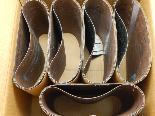 Lot of 10 3M 463D 51115 06945   Polishing Cloth Belts Sine Wave Splice For Sale