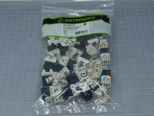 Lot of 25 Ortronics OR-KS5E-00    Modular Jack Ports For Sale