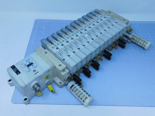 SMC SV2300-5FU     Solenoid Valve Assembly w/ EX250-SPR1 Unit For Sale