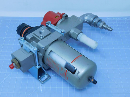 SMC VHS40-N04-Z AW40K-N04-Z Pneumatic Lockout Shut Off Valve Assembly For Sale