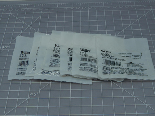 Lot of 7 Weller LT1S WSP80 Round Tip For Sale